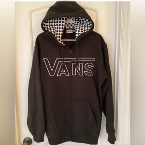 Vans Off the Wall Classic Zip Hoodie Large New